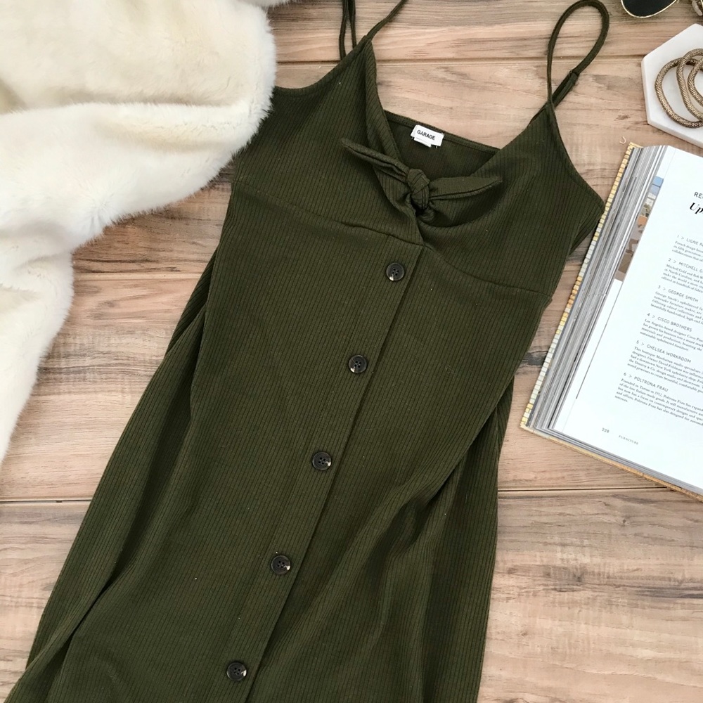 Army Green Sundress
